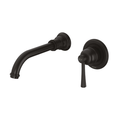 Phoenix Cromford SwitchMix Wall Basin / Bath Mixer Set Fit-Off Kit, Matte Black