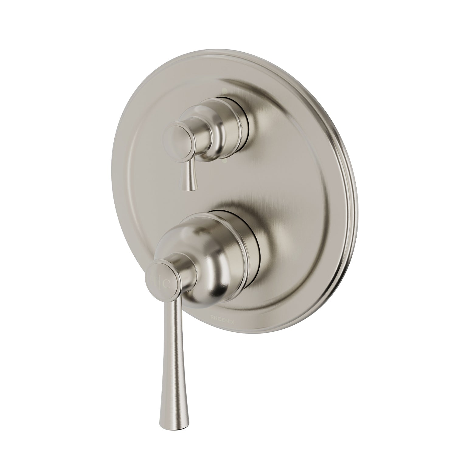 Phoenix Cromford SwitchMix Shower / Bath Diverter Mixer, Brushed Nickel