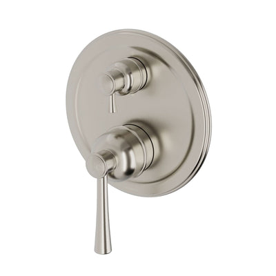 Phoenix Cromford SwitchMix Shower / Bath Diverter Mixer (Complete Kit) - Lead Free, Brushed Nickel