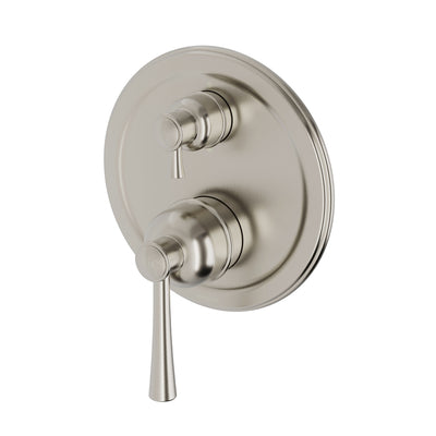 Phoenix Cromford SwitchMix Shower / Bath Diverter Mixer Fit-Off Kit, Brushed Nickel