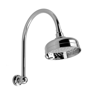 Phoenix Cromford High-Rise Shower Arm and Rose, Chrome