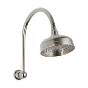 Phoenix Cromford High-Rise Shower Arm & Rose, Brushed Nickel