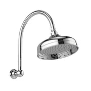 Phoenix Cromford Hi Rise Shower Arm & Rose 210mm, Chrome