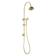 Phoenix Cromford Twin Shower, Brushed Gold