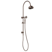 Phoenix Cromford Twin Shower, Brushed Bronze