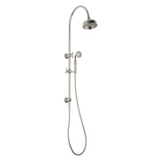 Phoenix Cromford Twin Shower, Brushed Nickel