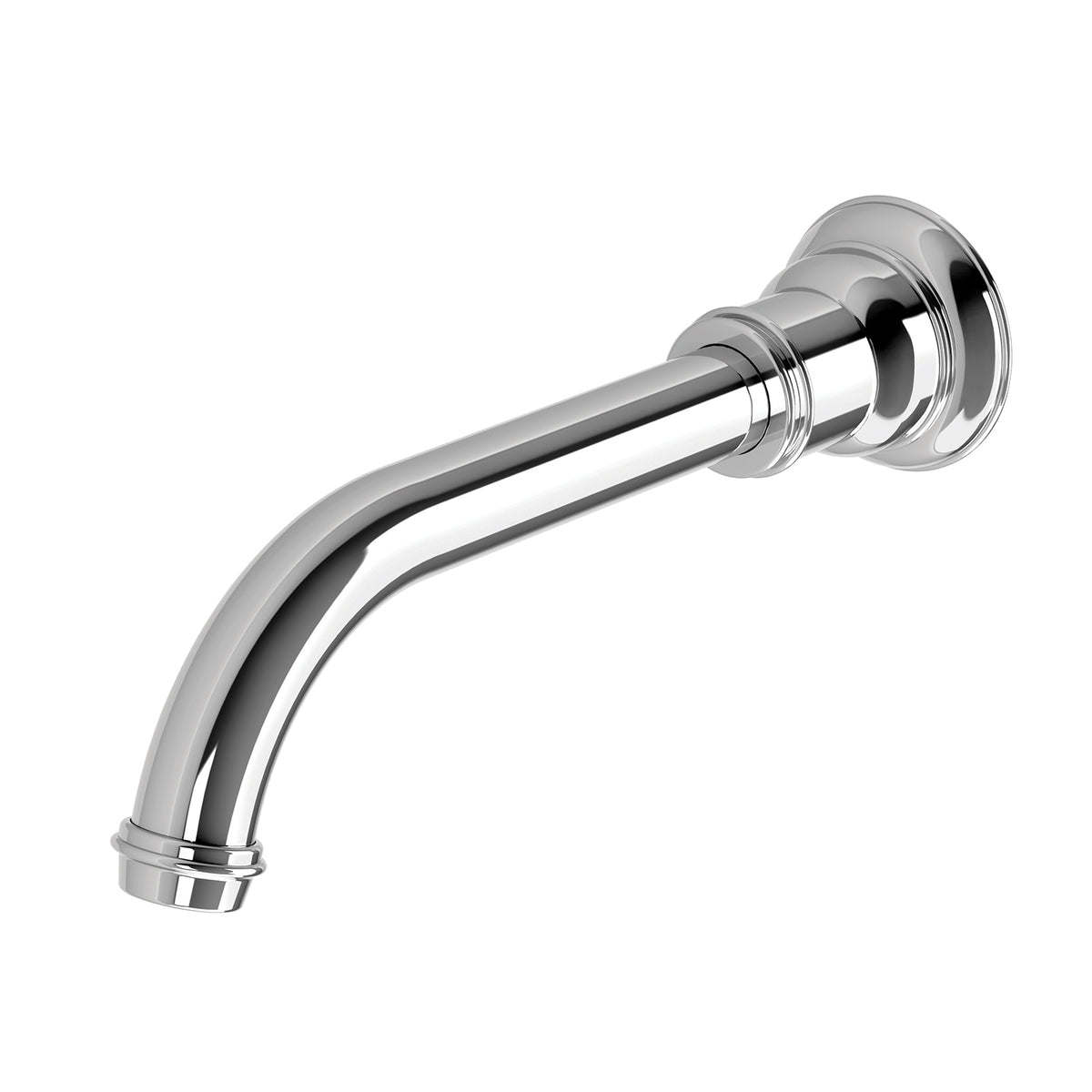 Phoenix Cromford Wall Basin / Bath Outlet 180mm - Lead Free, Chrome — 134-7610-00-1