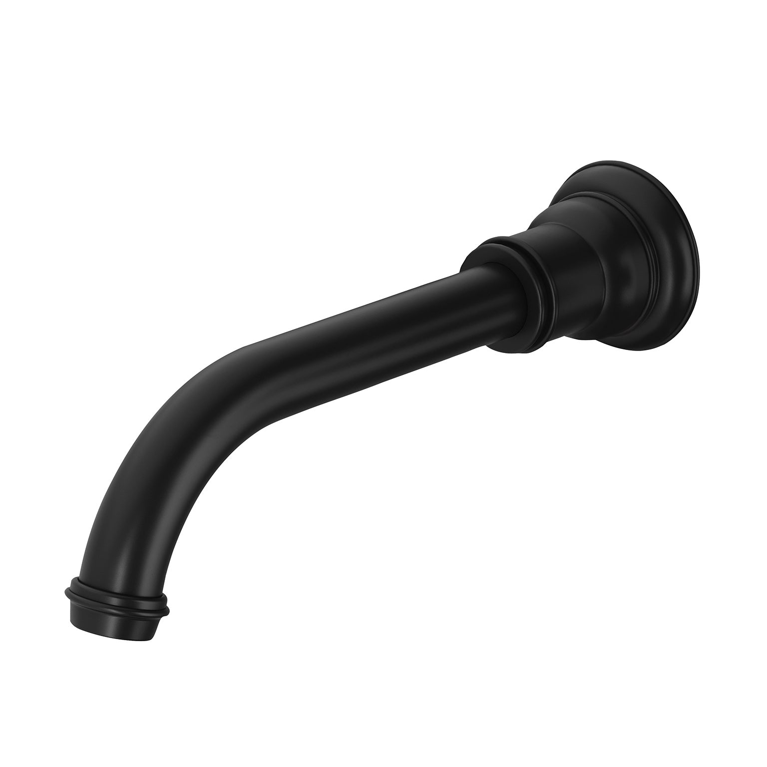 Phoenix Cromford Wall Basin / Bath Outlet, Matte Black