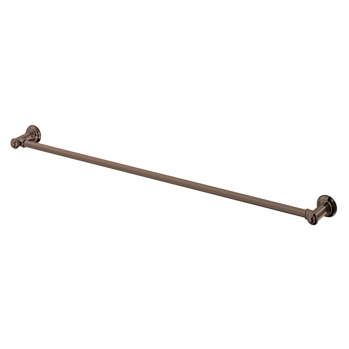 Phoenix Cromford Single Towel Rail 800mm, Brushed Bronze