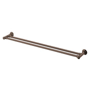 Phoenix Cromford Double Towel Rail 800mm, Brushed Bronze
