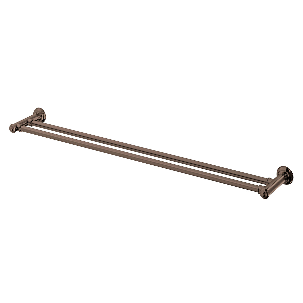 Phoenix Cromford Double Towel Rail 800mm, Brushed Bronze