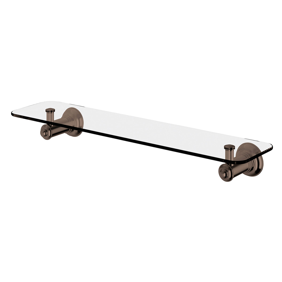 Phoenix Cromford Glass Shelf 450mm, Brushed Bronze