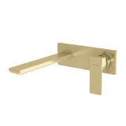 Phoenix Gloss MKII SwitchMix Wall Basin / Bath Mixer Set 200mm Fit-Off Kit, Brushed Gold