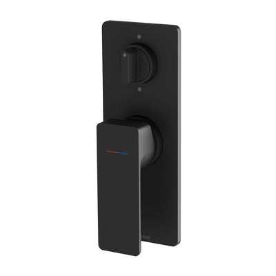 Phoenix Gloss MKII SwitchMix Shower / Bath Diverter Mixer (Complete Kit), Matte Black