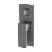 Phoenix Gloss MKII SwitchMix Shower / Bath Diverter Mixer, Brushed Carbon