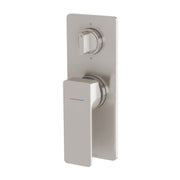 Phoenix Gloss MKII SwitchMix Shower / Bath Diverter Mixer Fit-Off Kit, Brushed Nickel