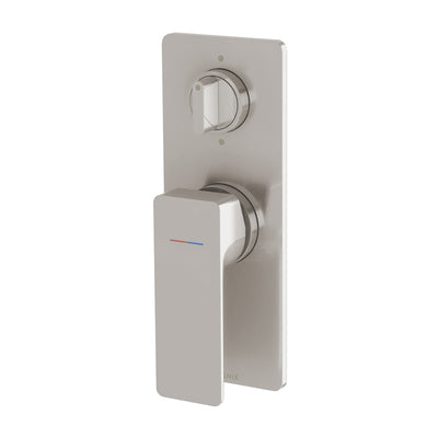 Phoenix Gloss MKII SwitchMix Shower / Bath Diverter Mixer Fit-Off Kit, Brushed Nickel