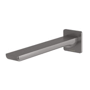 Phoenix Gloss MKII Wall Basin / Bath Outlet 200mm, Brushed Carbon