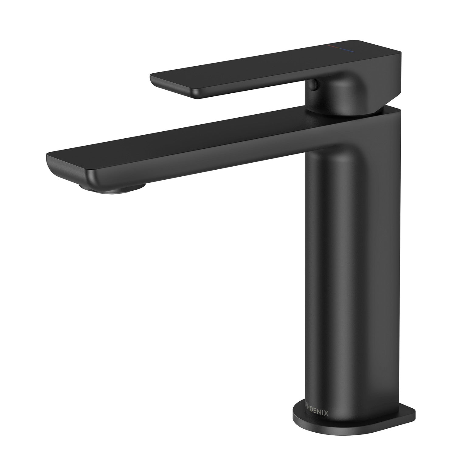 Phoenix Gloss MKII Basin Mixer, Matte Black