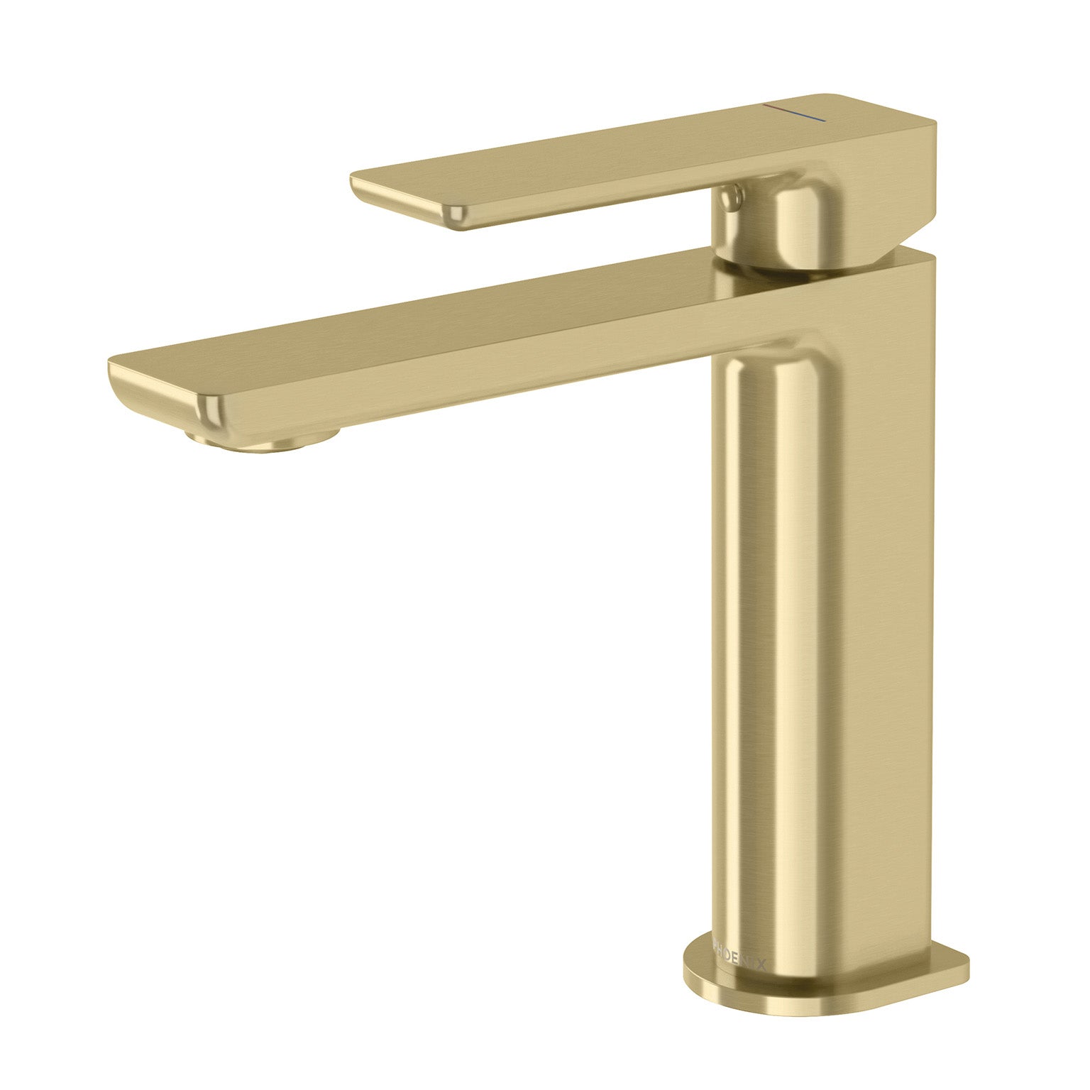 Phoenix Gloss MKII Basin Mixer, Brushed Carbon