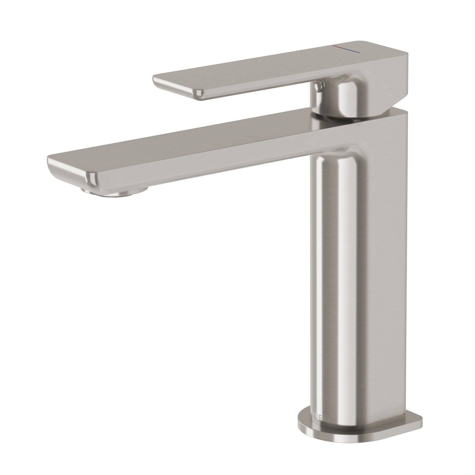 Phoenix Gloss MKII Basin Mixer, Brushed Nickel