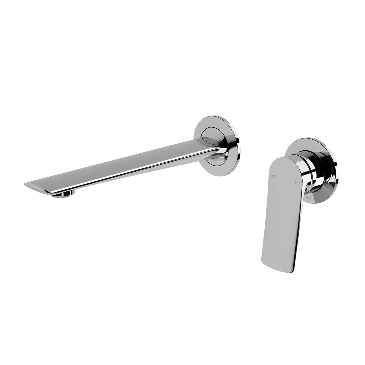 Phoenix Kusabi SwitchMix Wall Basin / Bath Mixer Set 200mm (Complete Kit) - Lead Free, Chrome