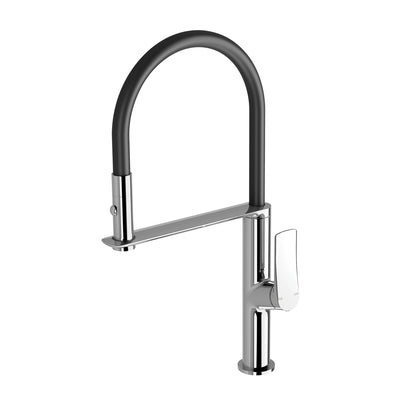 Phoenix Kusabi Flexible Hose Sink Mixer 200mm - Lead Free, Chrome