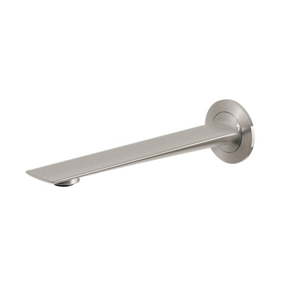 Phoenix Kusabi Wall Basin / Bath Outlet 200mm - Lead Free, Brushed Nickel