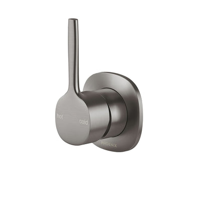 Phoenix Vask SwitchMix Shower / Wall Mixer Pin Up (Complete Kit) - Lead Free, Brushed Carbon