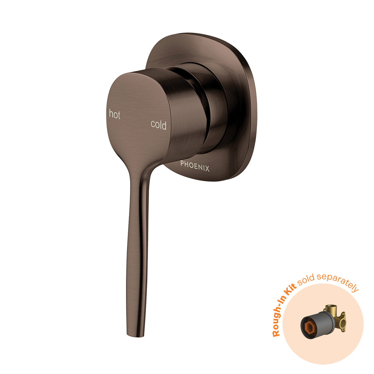 Phoenix Vask SwitchMix Shower / Wall Mixer (Fit-Off Kit Only) - Lead Free, Brushed Bronze