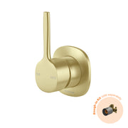 Phoenix Vask SwitchMix Shower / Wall Mixer Pin Up Fit-Off Kit, Brushed Gold