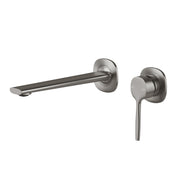 Phoenix Vask SwitchMix Wall Basin / Bath Mixer Set 200mm, Brushed Carbon