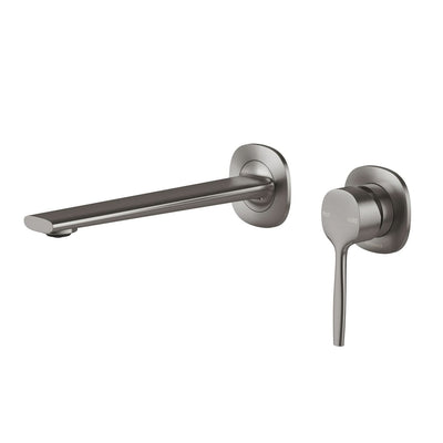 Phoenix Vask SwitchMix Wall Basin / Bath Mixer Set (Complete Kit) - Lead Free, Brushed Carbon