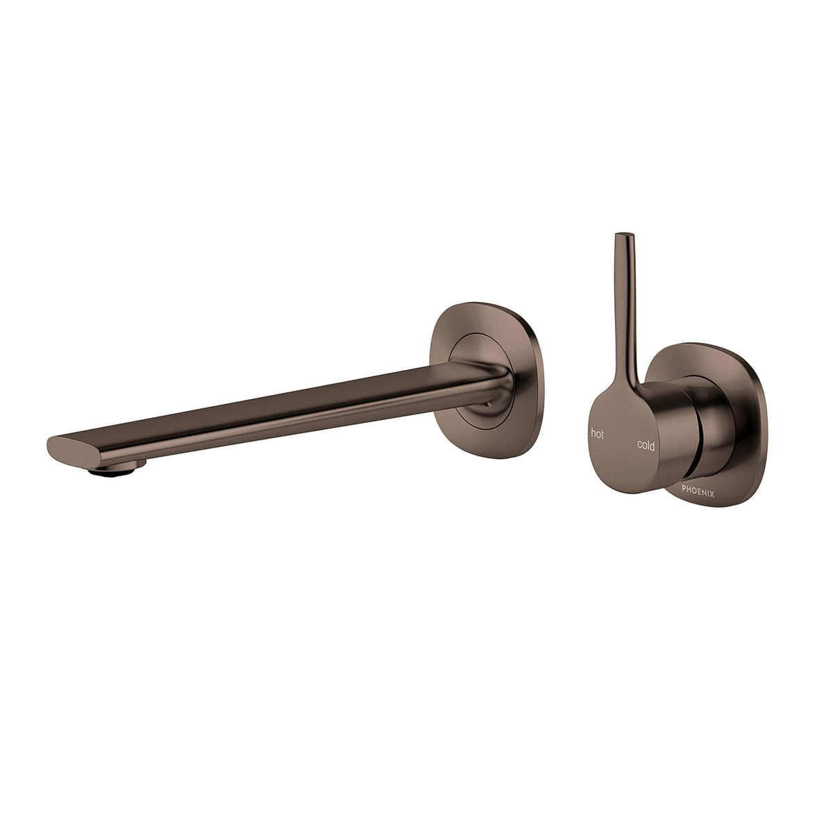Phoenix Vask SwitchMix Wall Basin / Bath Mixer Set Pin Up (Complete Kit) - Lead Free, Brushed Bronze