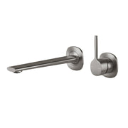 Phoenix Vask SwitchMix Wall Basin / Bath Mixer Set 200mm Pin Up, Brushed Carbon