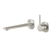 Phoenix Vask SwitchMix Wall Basin / Bath Mixer Set 200mm Pin Up, Brushed Nickel