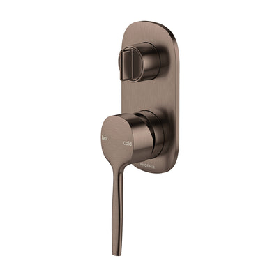 Phoenix Vask SwitchMix Shower / Bath Diverter Mixer (Complete Kit) - Lead Free, Brushed Bronze