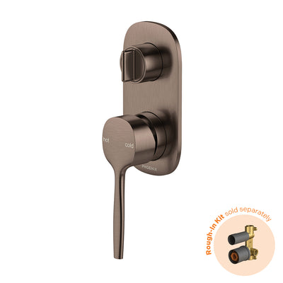 Phoenix Vask SwitchMix Shower / Bath Diverter Mixer (Fit-Off Kit Only) - Lead Free, Brushed Bronze