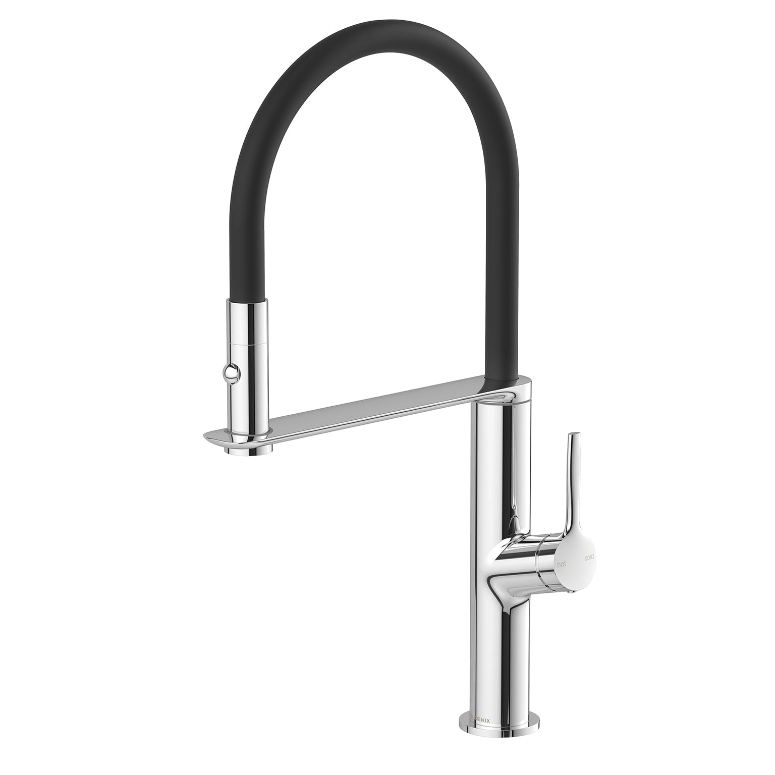 Phoenix Vask Flexible Hose Sink Mixer 200mm, Chrome