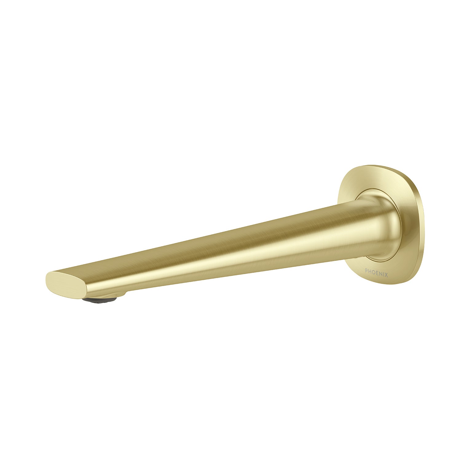 Phoenix Vask Wall Basin / Bath Outlet 200mm, Brushed Gold
