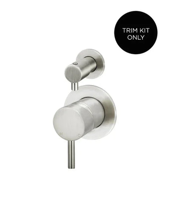 Meir Round Diverter Mixer Finish Kit, Brushed Nickel