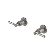 Phoenix Wiltern Wall Top Assemblies 15mm Extended Spindles, Brushed Carbon