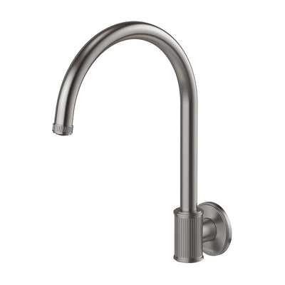 Phoenix Wiltern Wall Sink Outlet 180mm - Lead Free, Brushed Carbon