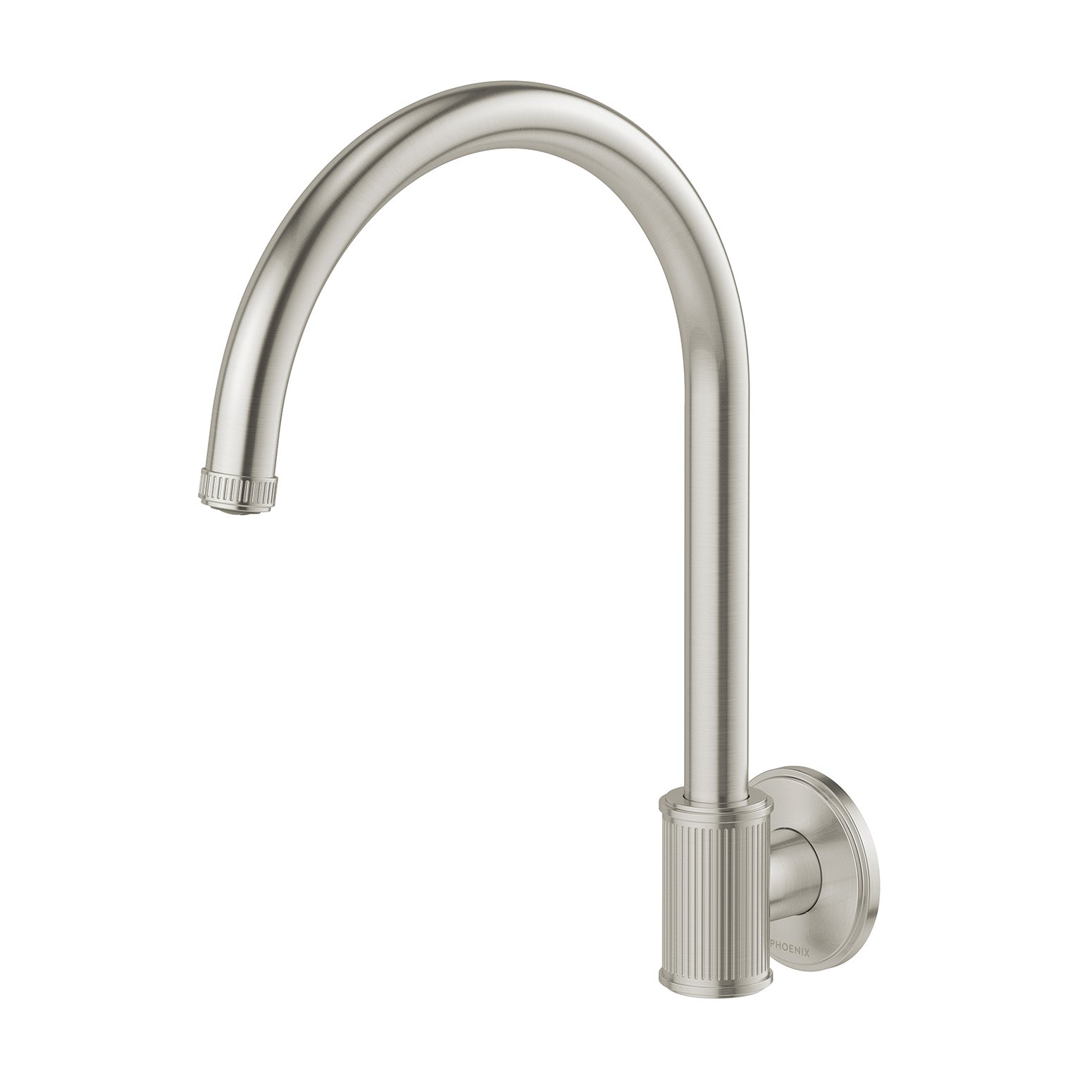 Phoenix Wiltern Wall Sink Outlet 180mm, Brushed Nickel
