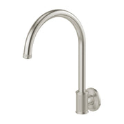 Phoenix Wiltern Wall Sink Outlet 180mm, Brushed Nickel