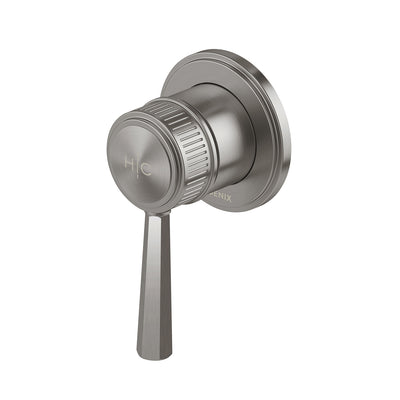 Phoenix Wiltern SwitchMix Shower / Wall Mixer Fit-Off Kit, Brushed Carbon