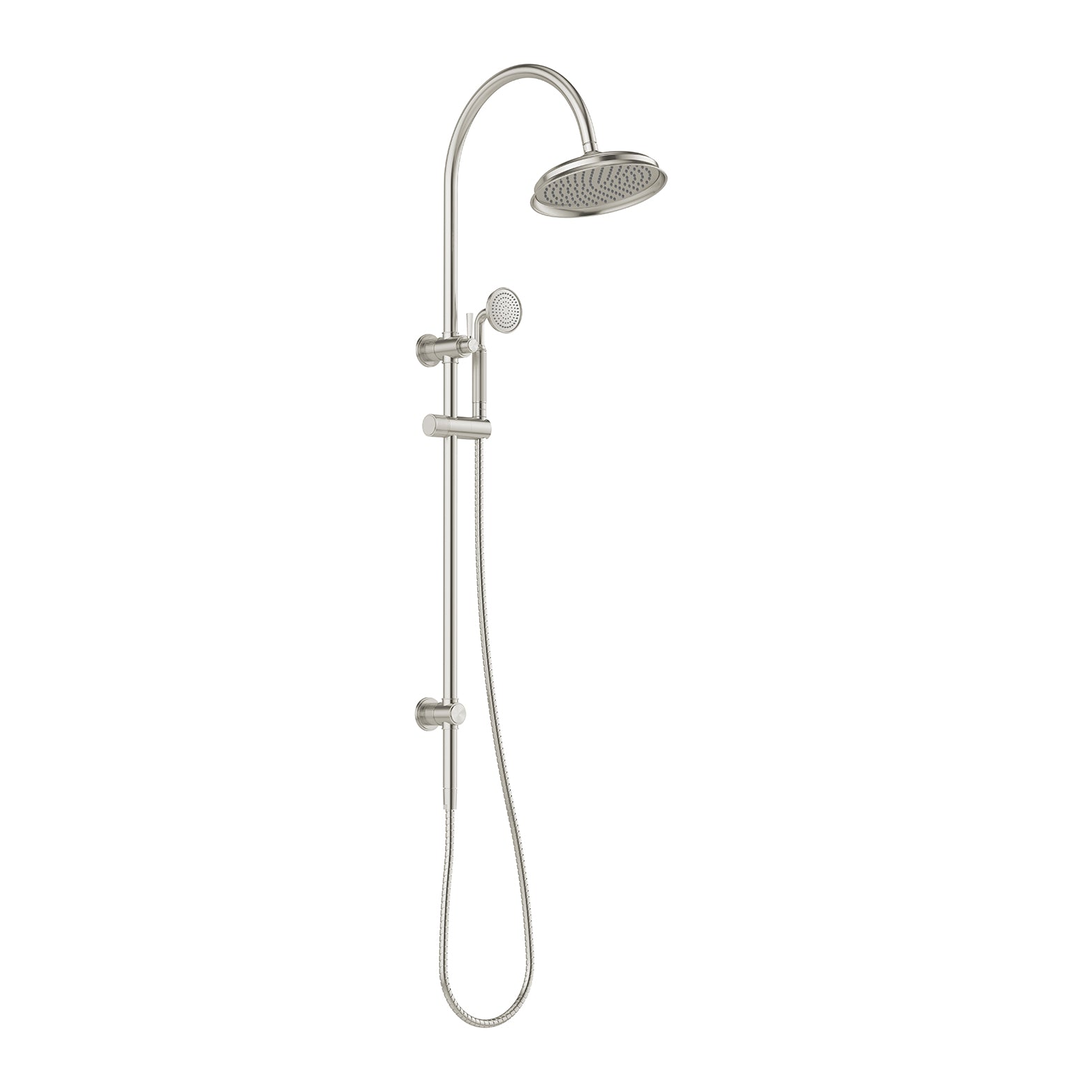 Phoenix Wiltern Twin Shower, Brushed Nickel