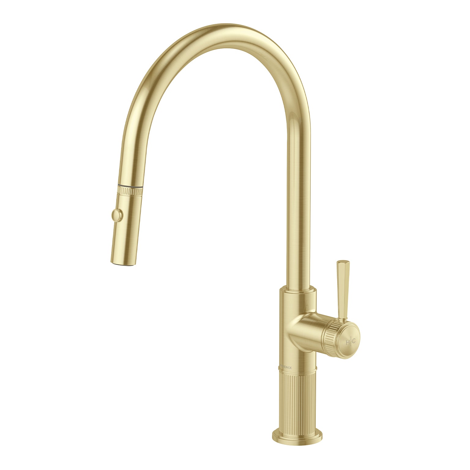 Phoenix Wiltern Pull Out Sink Mixer 230mm, Brushed Carbon
