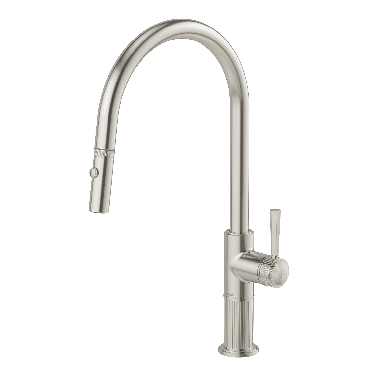 Phoenix Wiltern Pull Out Sink Mixer 230mm, Brushed Nickel