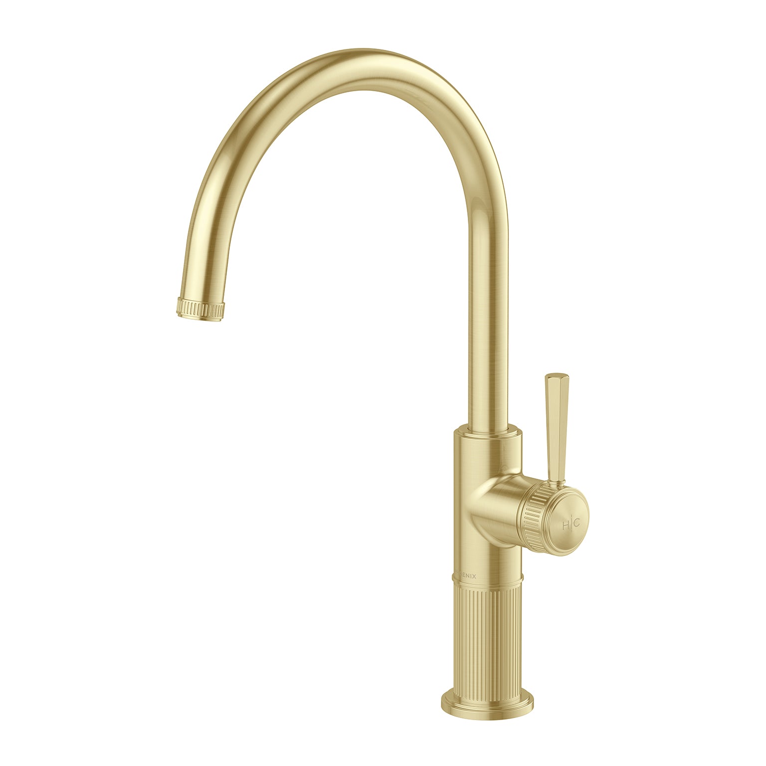 Phoenix Wiltern Sink Mixer 200mm, Brushed Gold